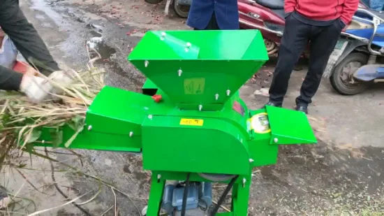 Máquina de procesamiento de alimentación animal Máquina cortadora de césped Cortadora de paja de ensilaje