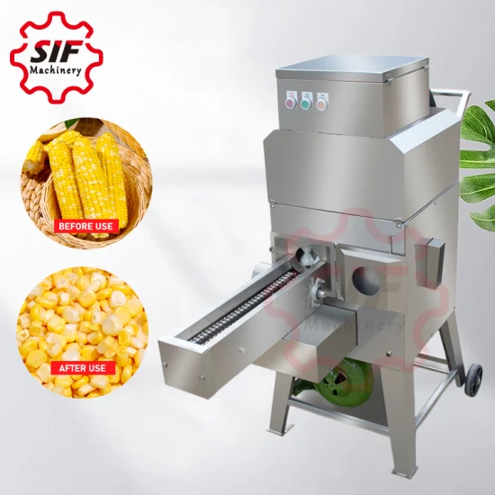 Trilladora de maíz fresco de la industria Máquina desgranadora de maíz