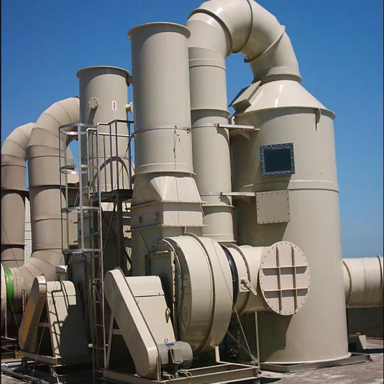 Tratamiento de gases de escape Tratamiento de gases residuales Equipos para la industria de protección ambiental Plantas químicas Caucho Electrónica Industria farmacéutica